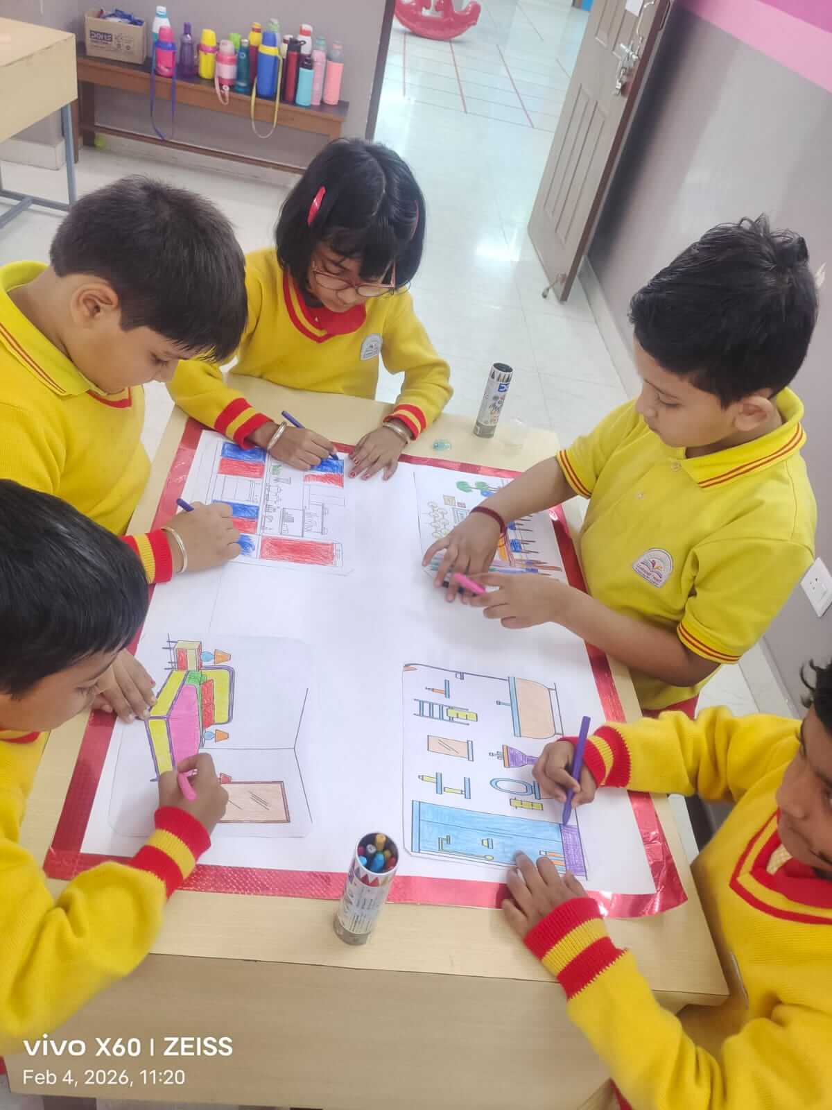 Creative learning at our play school in Rajarhat