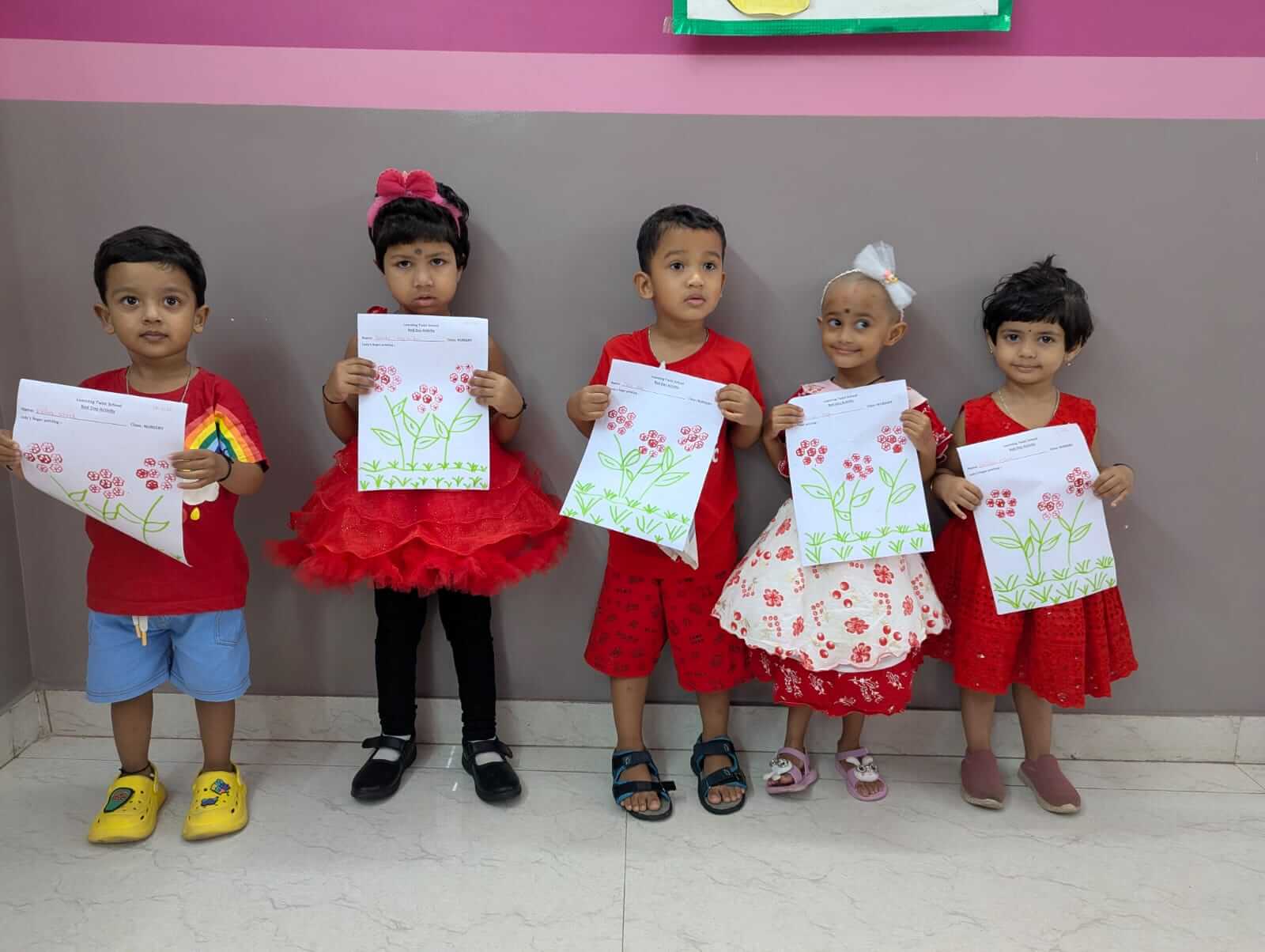 Creative learning at our pre-school in Rajarhat